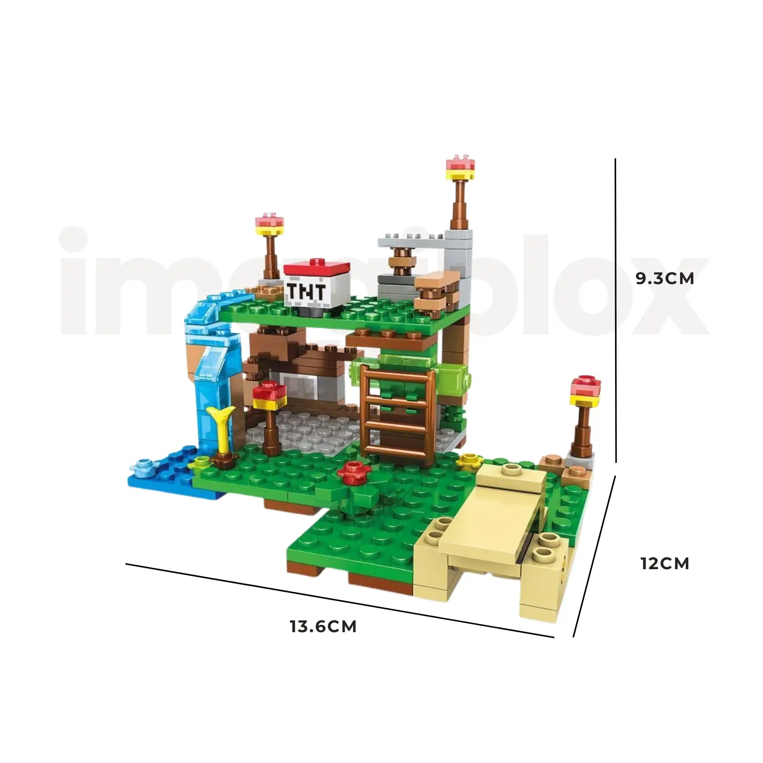 Fortaleza Survival Minecraft | 551 Peças