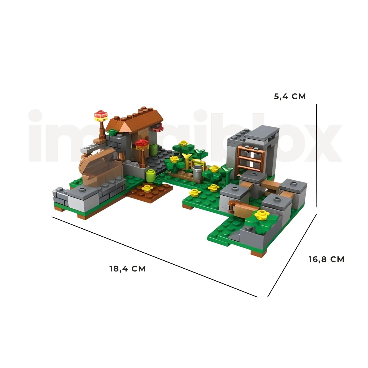 Base Exploração Minecraft | 320 peças