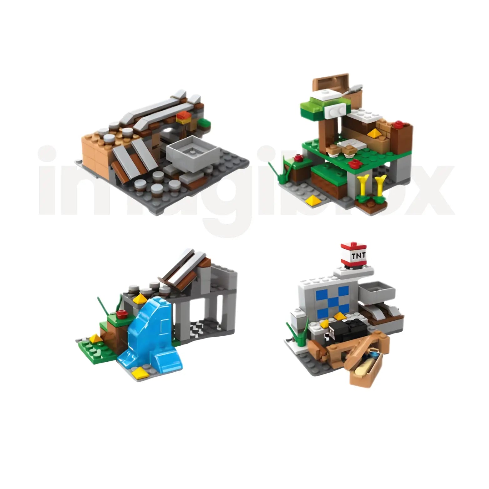 Caverna Minecraft | 533 peças