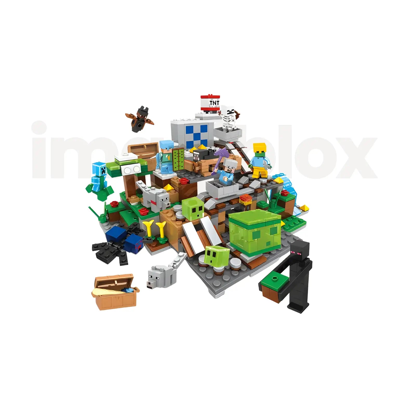 Caverna Minecraft | 533 peças