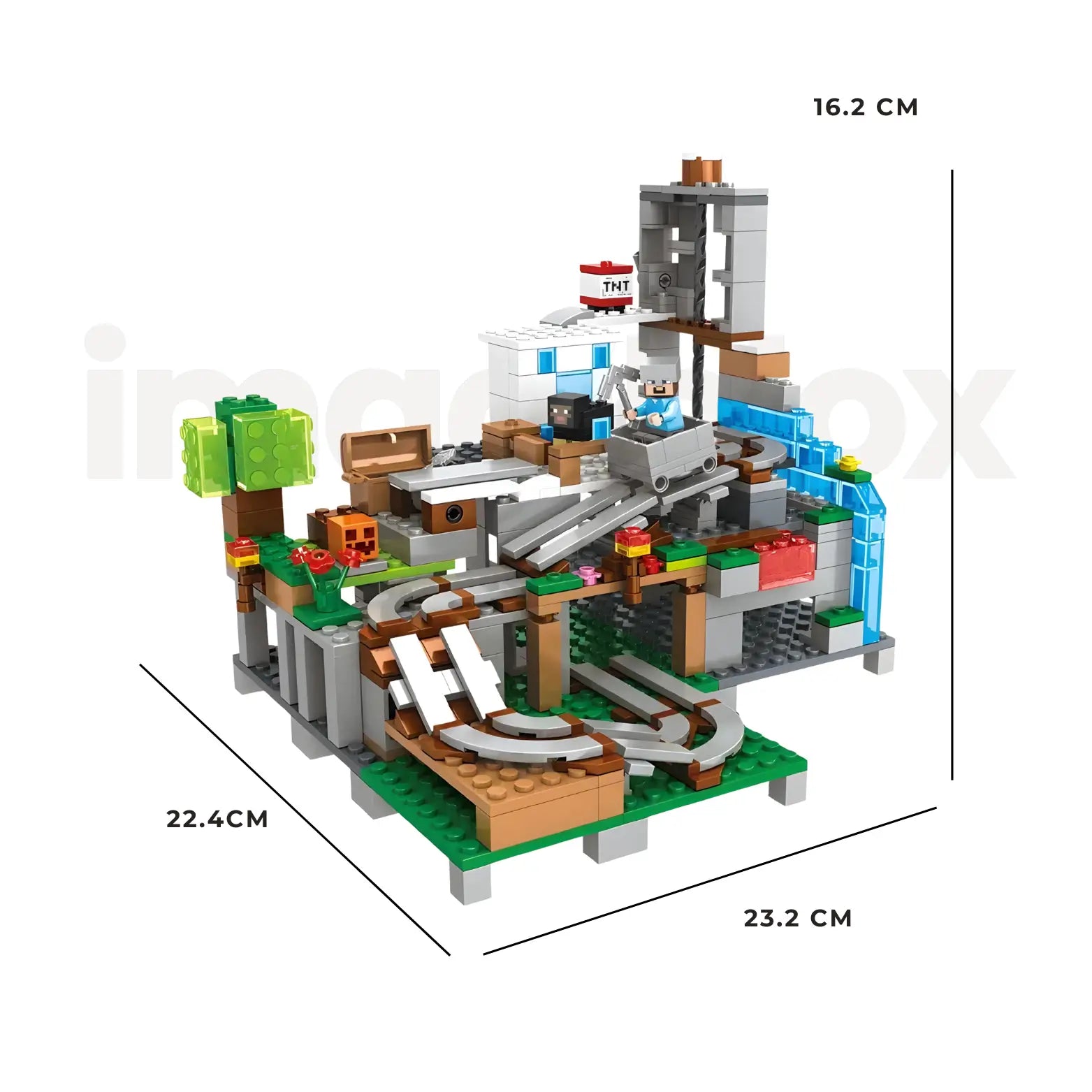 Caverna Minecraft | 533 peças