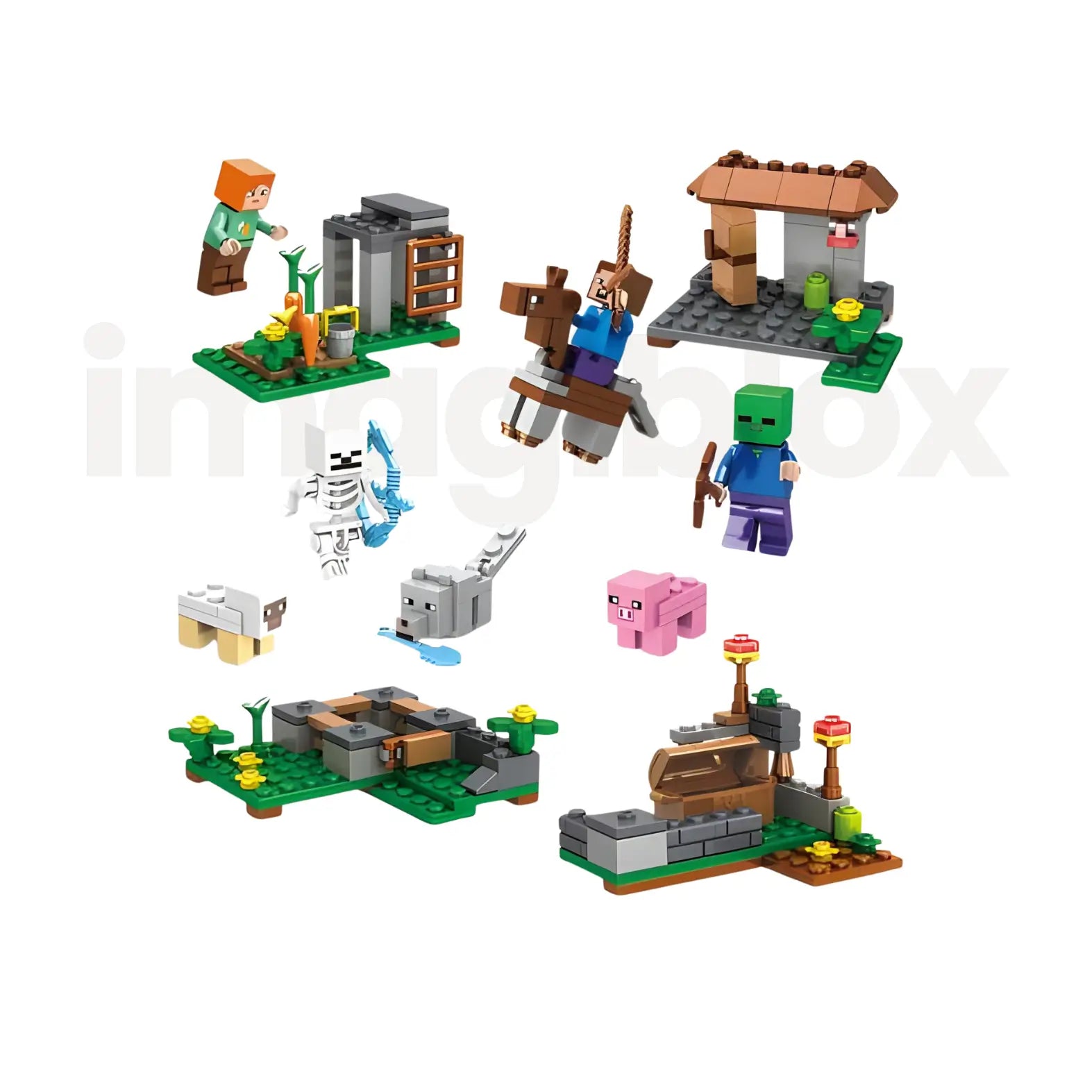 Base Exploração Minecraft | 320 peças