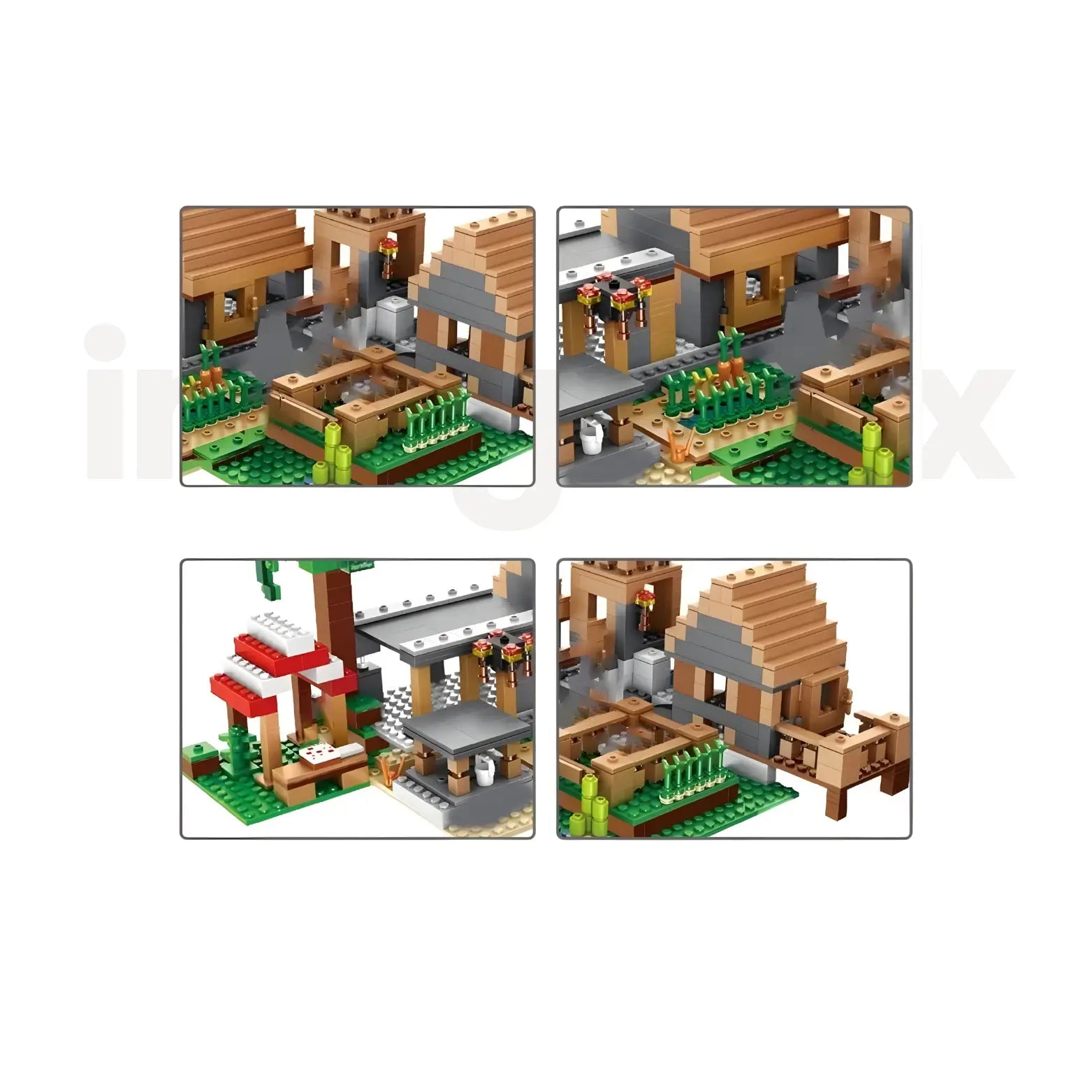 Aldeia Minecraft | 543 Peças