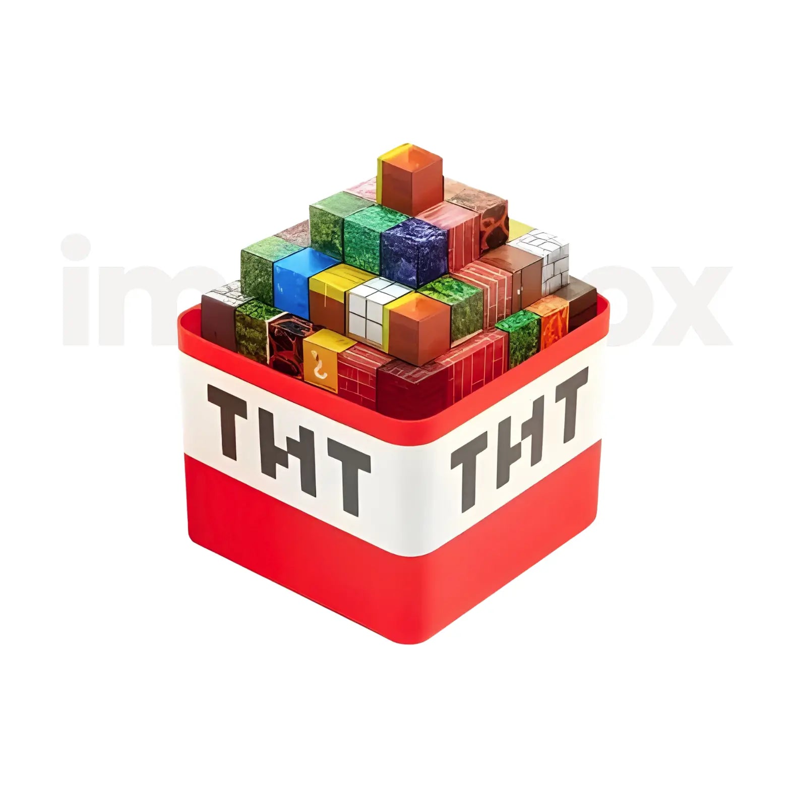 Caixa TNT Blocos Magnéticos Minecraft